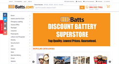 Desktop Screenshot of batts.com